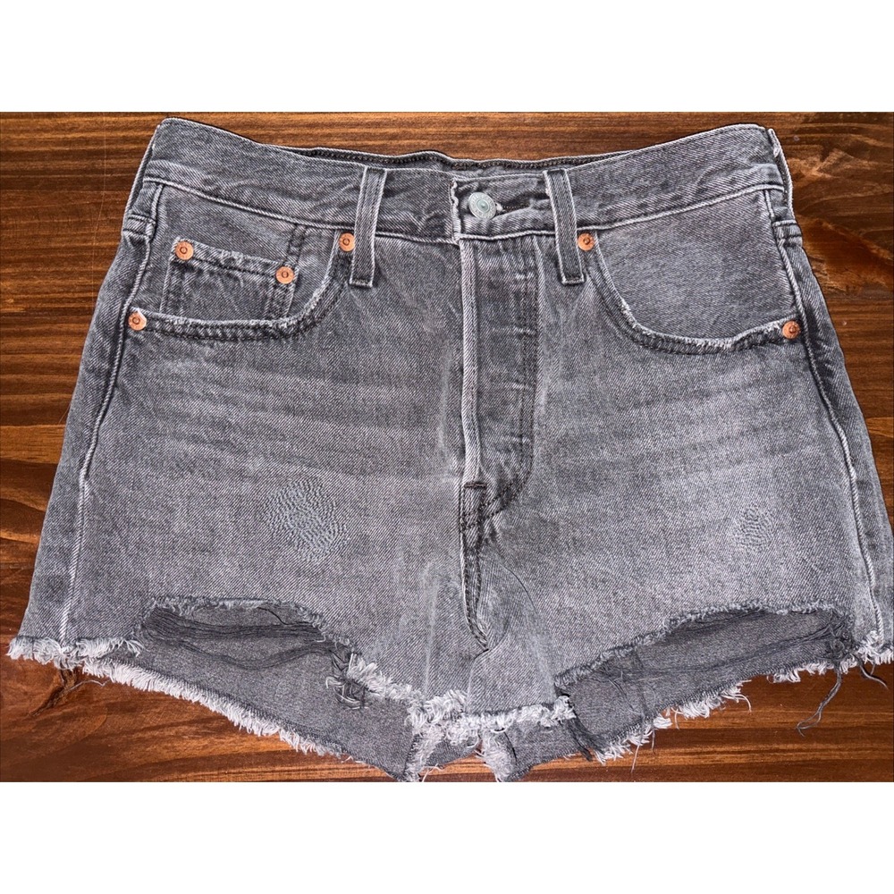 Levi 501 Black shorts women size 25